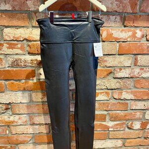 NWT SPANXshape Faux Leather Legginings